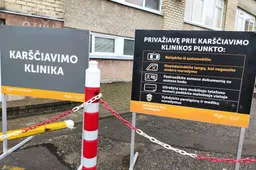 Koronavirusas grįžta? Karščiavimo klinika Alytaus mieste atnaujina darbą