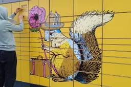 Ant geltonųjų paštomatų – pačių alytiškių pasirinktas simbolis