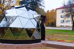 Prie Alytaus kolegijos fakulteto – įspūdingas kupolas