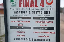 LRF taurės „Final 4“ turnyrui pasirinktas Alytus
