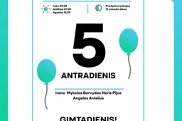 Proga pasveikinti vieniems kitus: kokią dieną daugiausiai lietuvių švenčia gimtadienius?