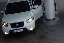 Į degalinę vogti kuro atvažiavo su svetimais valstybiniais numeriais