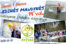 Naujuosius metus Alytaus sveikuoliai pažymės maudynėmis Dailidėje