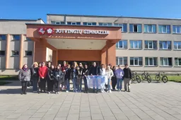 Jotvingių gimnazijoje lankėsi europinio projekto dalyviai iš Graikijos ir Kroatijos