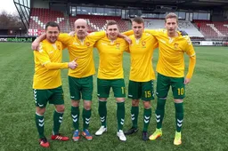 Dzūkų atstovaujama karių futbolo rinktinė airiams ir prancūzams neprilygo