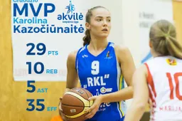 Lygos naudingiausia krepšininkė antrą mėnesį iš eilės - iš Alytaus