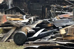 Pirmame Alytuje degė du pastatai