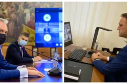 Miesto meras diskutavo su šalies prezidentu, šis išmėgino vietos dviračių takus