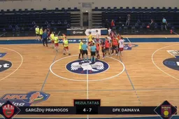 Pirma dainaviškių pergalė salės A lygoje: Lukšos, Genevičiaus trivarčiai ir Karčemarsko desertas