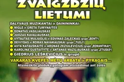 Paskutinis vasaros savaitgalis: su armonikom, gitarom ir skrabalais
