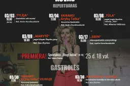 Būk kartu su teatru: kovo mėnesio repertuaras