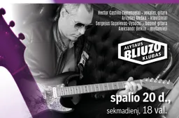 Spalio bliuzo svečias – atlikėjas iš Pietų Amerikos