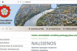 Dėl Alytaus miesto naujojo tinklalapio – trijų tiekėjų kova