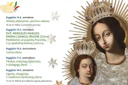 Pivašiūnuose meldžiamasi ir už Lietuvon atvyksiantį popiežių