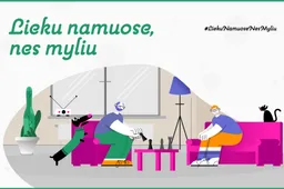 „Lieku namuose, nes myliu”: alytiškiai vienijasi