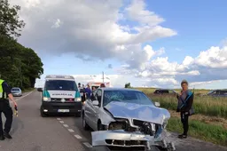 Avarija kelyje prie Obelijos ežero