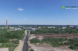Stabdomas eismas Verslo gatvės dalyje tarp Pramonės g. ir geležinkelio pervažos