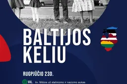 Baltijos kelio dieną – rekordinė renginių gausa