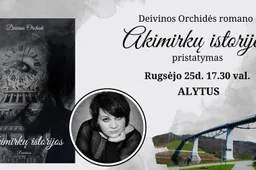 Deivinos Orchidės romano „Akimirkų istorijos“ pristatymas