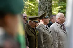 Pagarba partizanams atiduota prie buvusio štabo