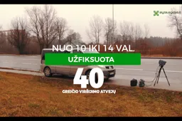 Naujus matuoklius pasitelkusi Alytaus policija „sužvejojo“ daugiau greituolių