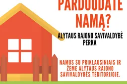 Savivaldybė perka gyvenamuosius namus su žeme
