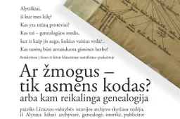 Vietoje penktadienio pietų  – vidurdienio arbatėlė ir nemokama paskaita ieškantiems savo šaknų