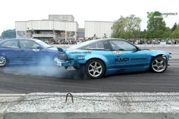 Naują asfaltą prie AKKC tikrino drifto lenktynininkai