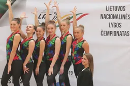 Lietuvos aerobinės gimnastikos varžybose Alytuje išdalinta per 200 medalių