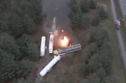 Netoli „Alitos“ degė dujovežis su dujomis