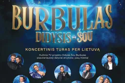 Didžiojo šou „Burbulas“ vasaros koncertinis turas – ir Alytuje