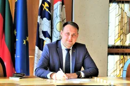 Alytaus miesto naujojo mero N. Cesiulio inauguracija – Rotušės aikštėje