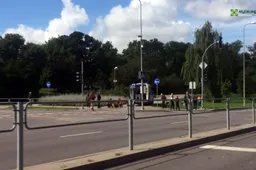 Girtas vyras nesuvaldė paspirtuko