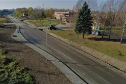 Sutvarkyta gatvė prie Alytaus geležinkelio stoties