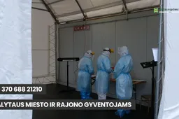 Antrojo COVID-19 punkto poreikis Alytuje didėja