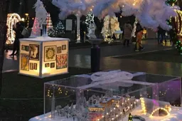 Druskininkuose – ilgiausias maketas Lietuvoje, jo kopija – po eglute