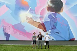 Piešinys – ir ant Alytaus jaunimo centro sienos