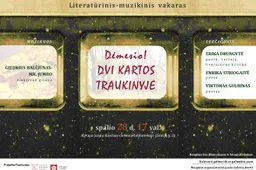 Traukinio kupė skambės poezija, muzika ir pašnekesiai