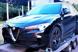 Interpolo ieškotą, daugiau nei pusę šimto tūkstančių kainuojantį „Alfa Romeo“ aptiko ant tralo Lazdijų rajone