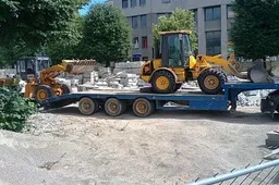 Iš Alytaus rotušės aikštės pasitraukė ją sudarkęs „Luidas“