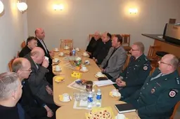 Sielovadininkai aplankė komisariatą