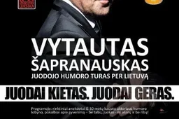 V.Šapranausko „Juodojo humoro turas“ per Lietuvą – be cenzūros