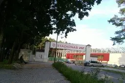 Prie Alytaus miesto stadiono - širdies ligų prevencijos palapinė