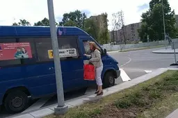 Stabdomas eismas Naujosios gatvės atkarpoje tarp Vilties ir Žuvinto gatvių