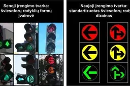 Naujos šviesoforų įrengimo taisyklės – saugesniam eismui