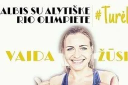 Darbo biržoje savo sėkmės istorija dalinsis alytiškė lengvaatletė Vaida Žūsinaitė