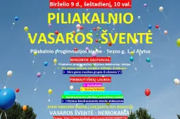 Birželį I Alytuje - Piliakalnio vasaros šventė