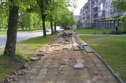 Naujų šaligatvių Putinuose teks palaukti, Naujosios g. antroji juosta ves iki autobusų stoties ir toliau