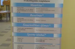 Nemokami renginiai baseine, sporto klubuose, sporto ir rekreacijos centre