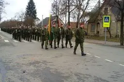 Kariuomenės dienos renginius Alytuje apjungė eisena gatvėmis (VIDEO)